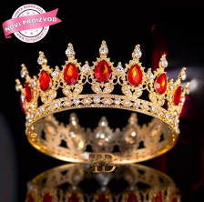 KRUNA MISS - Metal - Zlato Crvena